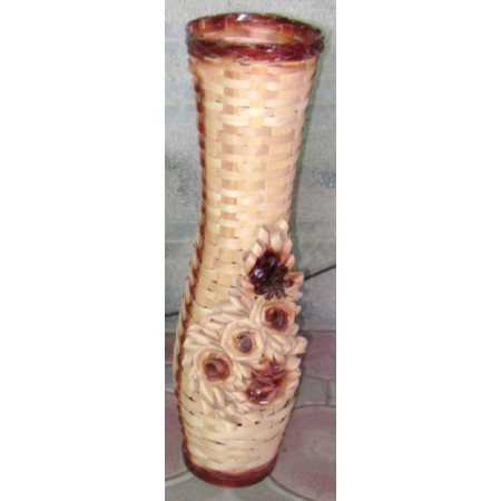 Большая ваза из шпона